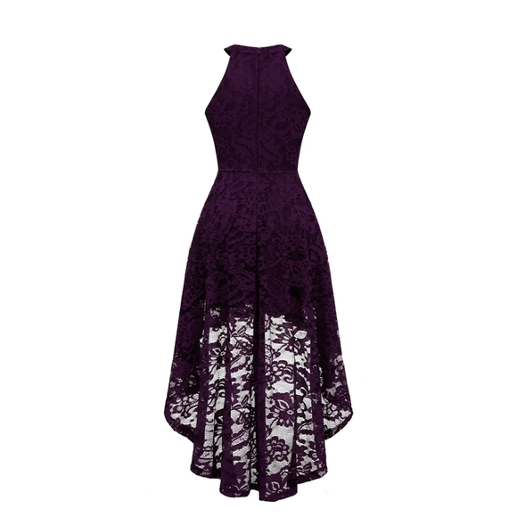 NWT Women's Dressystar Halter Lace Cocktail Party Dress - Picture 9 of 14